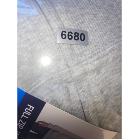 Gap Full Zip Sweater Hoodie Unisex Size 10/12 gray Fleece 6680 - Picture 5 of 5